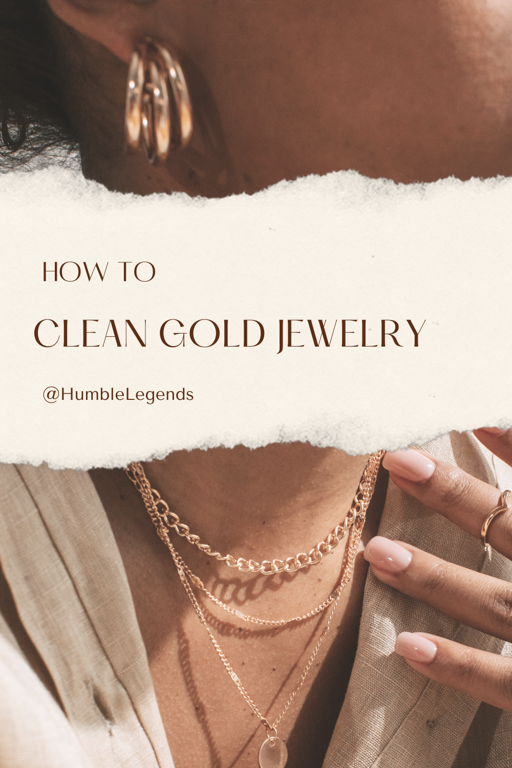 how to clean gold jewelry - humble legends