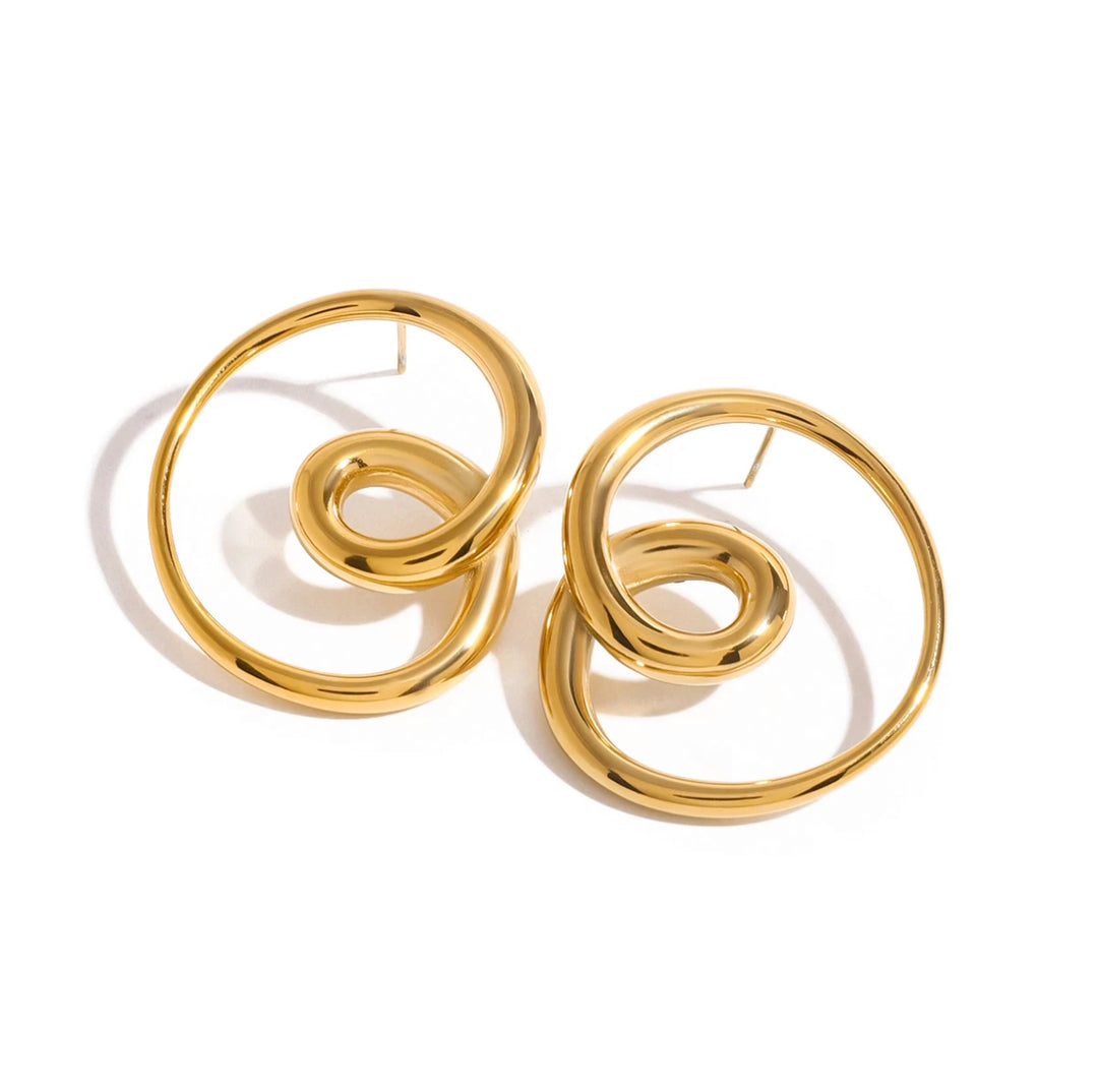 18K Gold Unique Earrings - Humble Legends