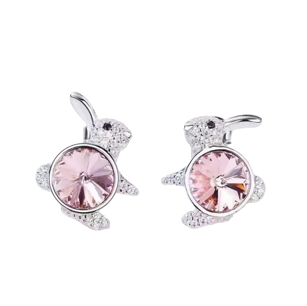 925 Sterling Silver Rabbit Earrings - Humble Legends