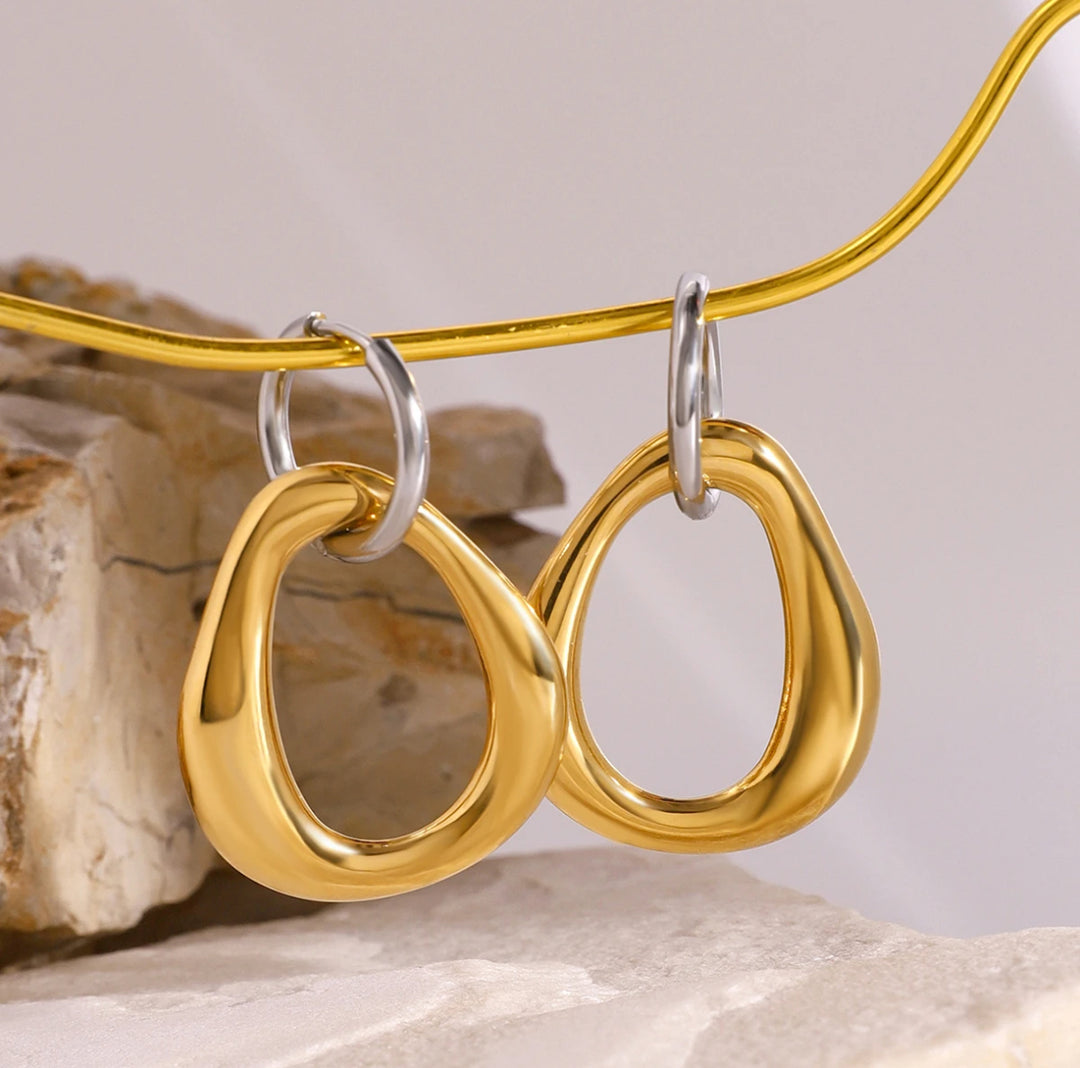 18K Gold Hoop Earrings - Humble Legends