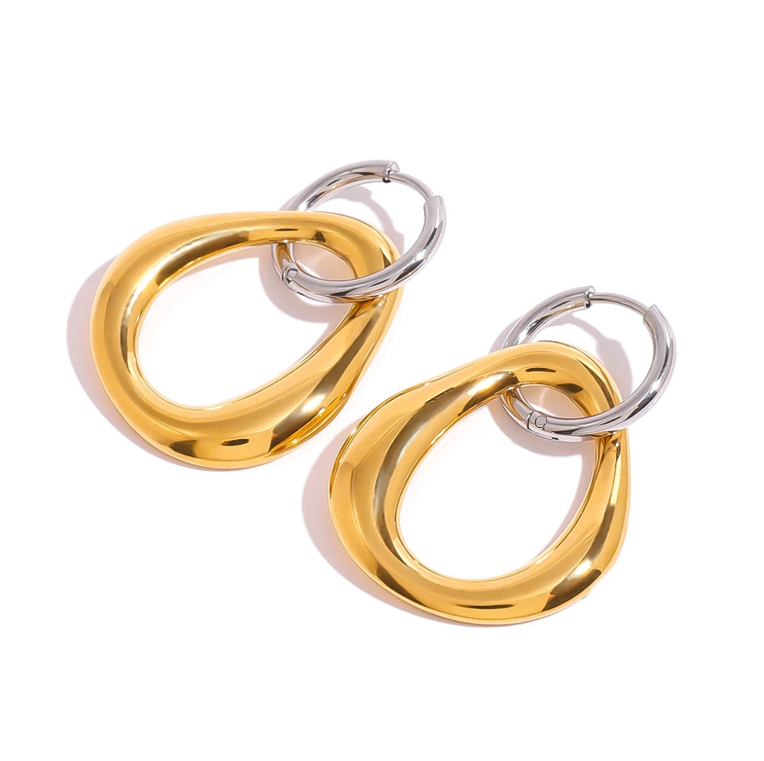 18K Gold Hoop Earrings - Humble Legends