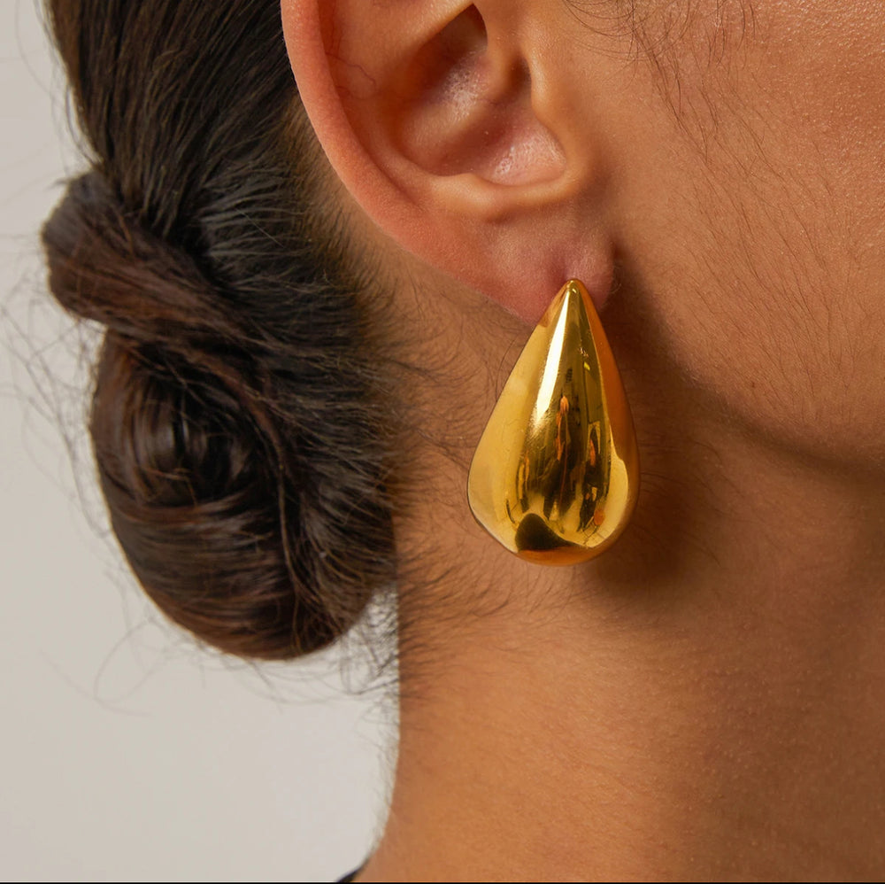 18K Gold Drop Earrings - Humble Legends