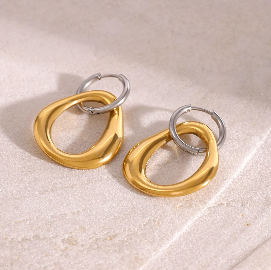 18K Gold Hoop Earrings - Humble Legends