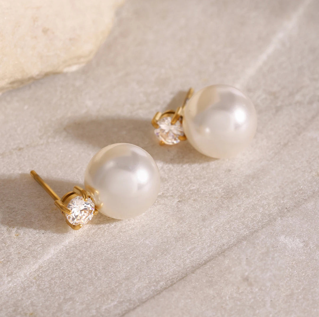 Pearl Shell Drop Earrings - Humble Legends Jewelry