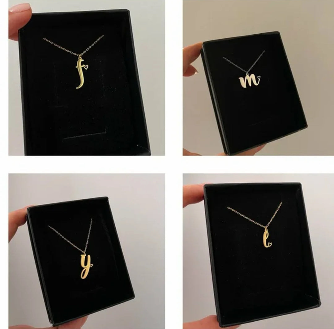  Love Letter Initial Necklace - Humble Legends