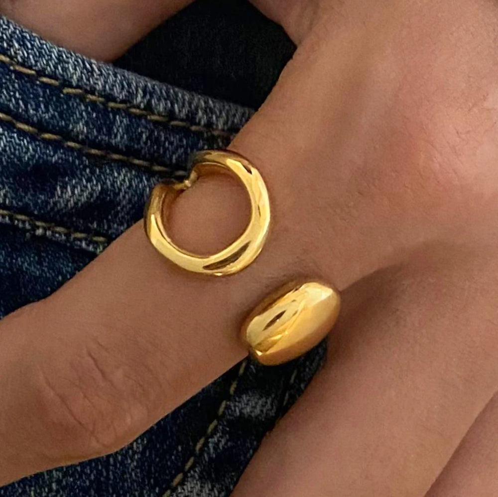 18K Gold Open Ring - Humble Legends Jewelry