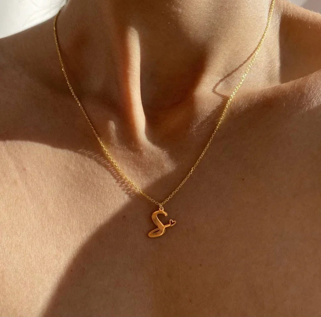  Love Letter Initial Necklace - Humble Legends