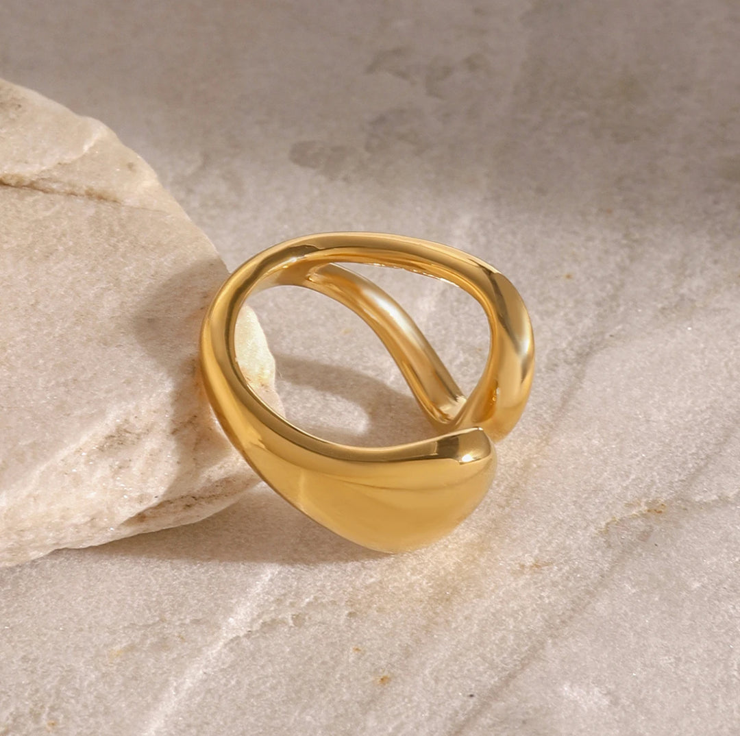 18K Gold Open Ring - Humble Legends Jewelry