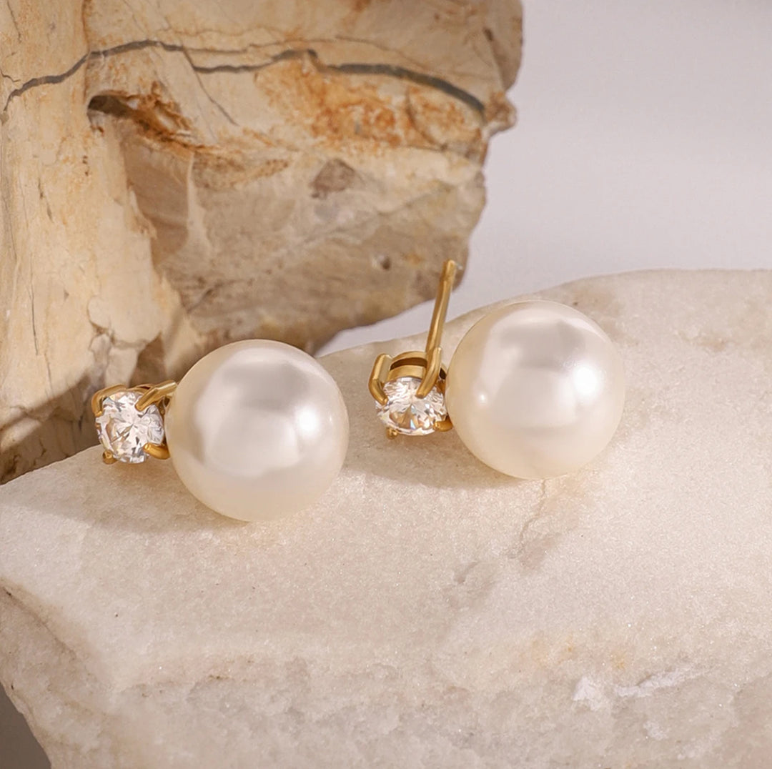 Pearl Shell Drop Earrings - Humble Legends Jewelry