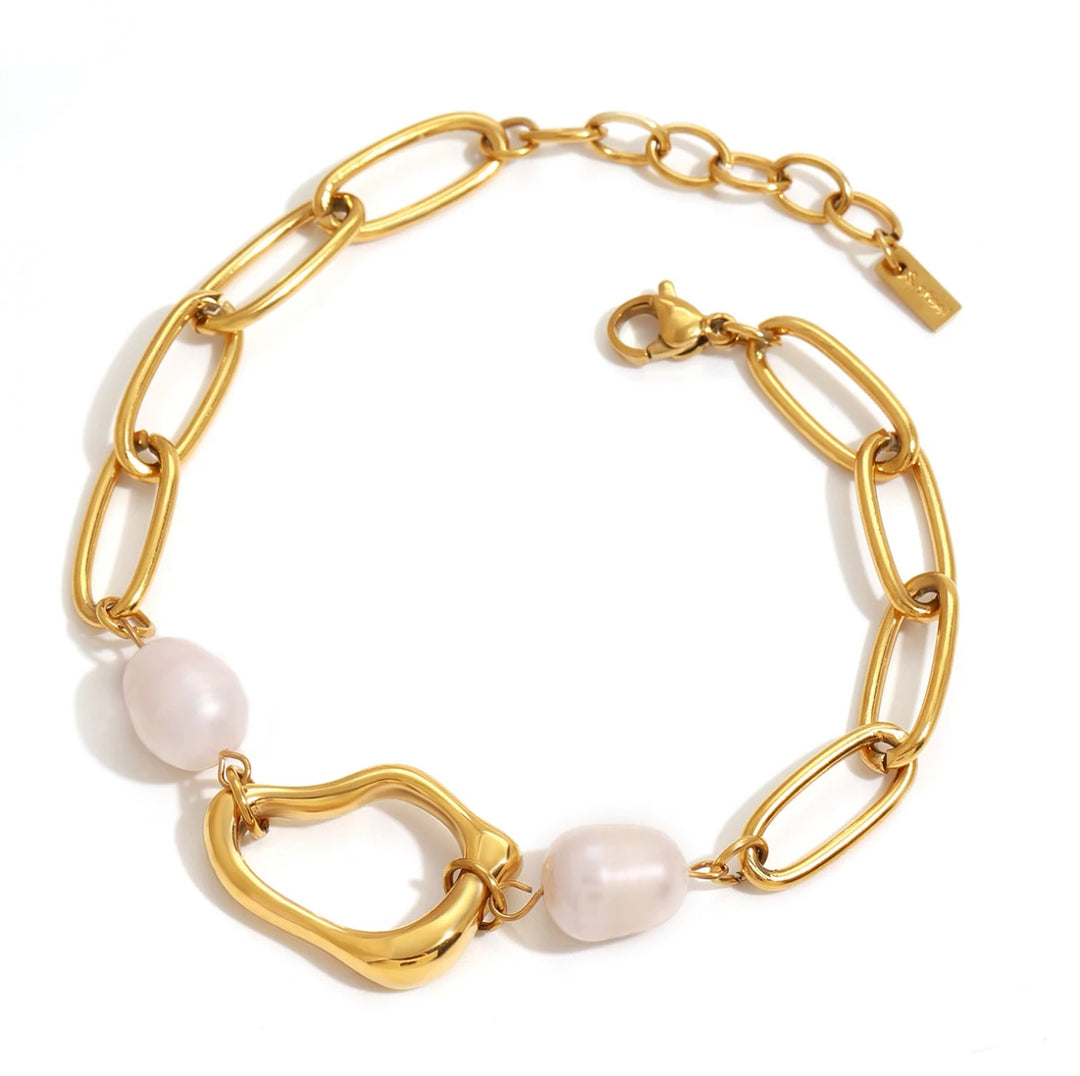 Pearl And Gold Bracelet - Humble Legends Jewelry