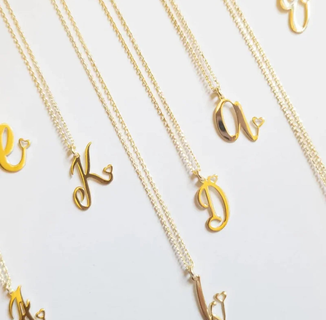  Love Letter Initial Necklace - Humble Legends