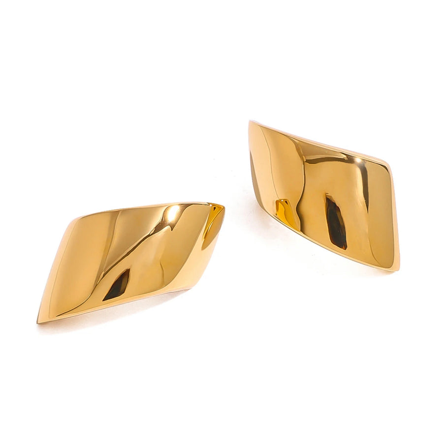 Gold Trendy Earrings - Humble Legends