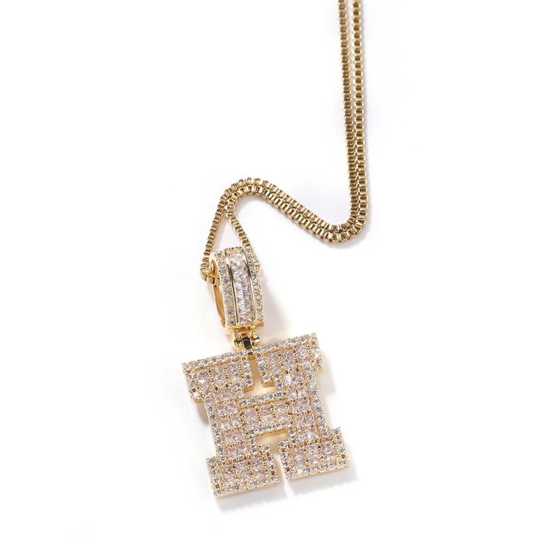 Iced Out Initial Necklace - Humble Legends