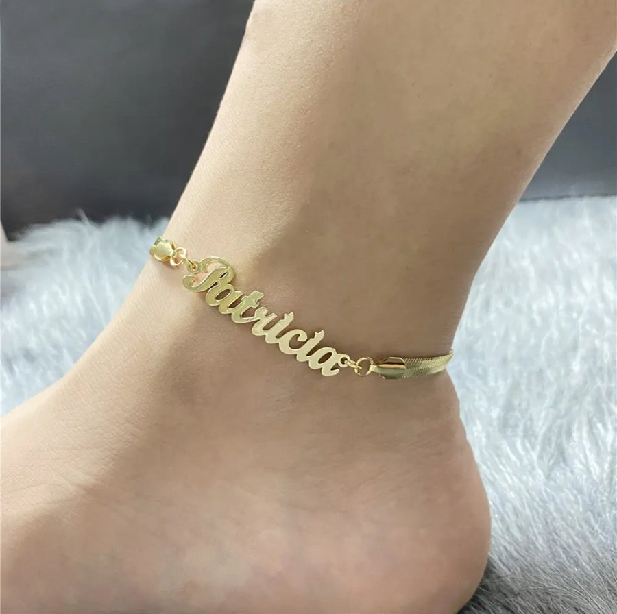 Personalized Name Anklet - Humble Legends