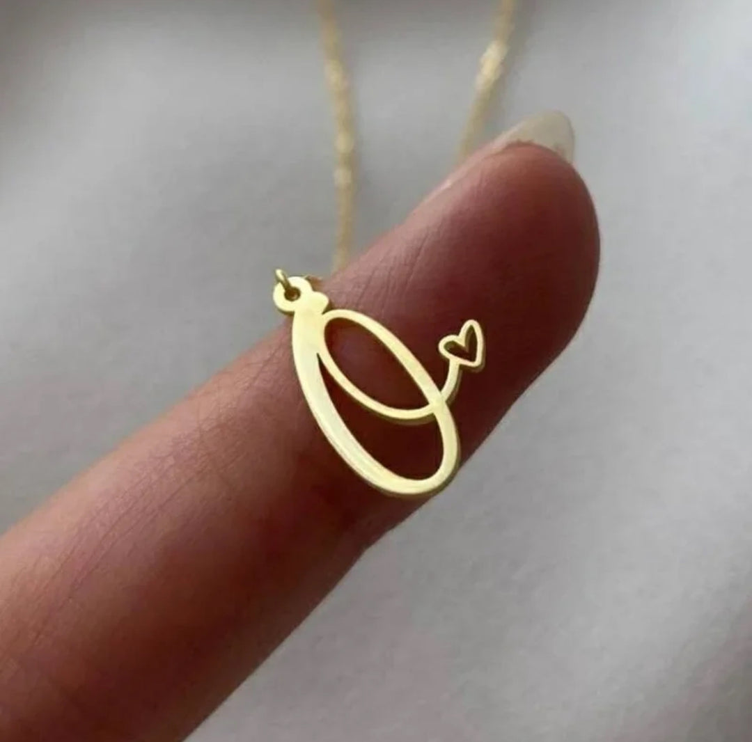  Love Letter Initial Necklace - Humble Legends