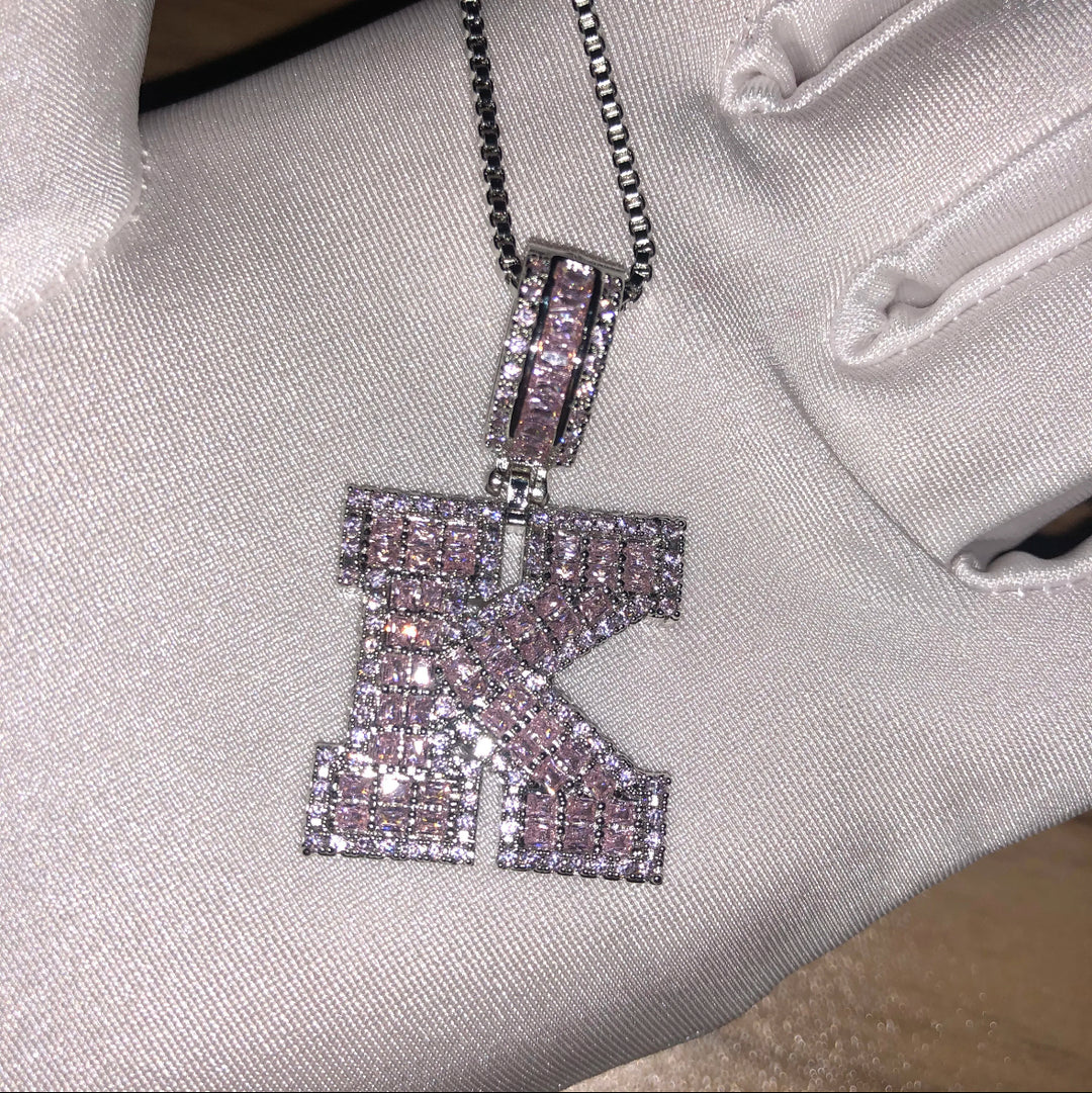 Iced Out Initial Necklace - Humble Legends