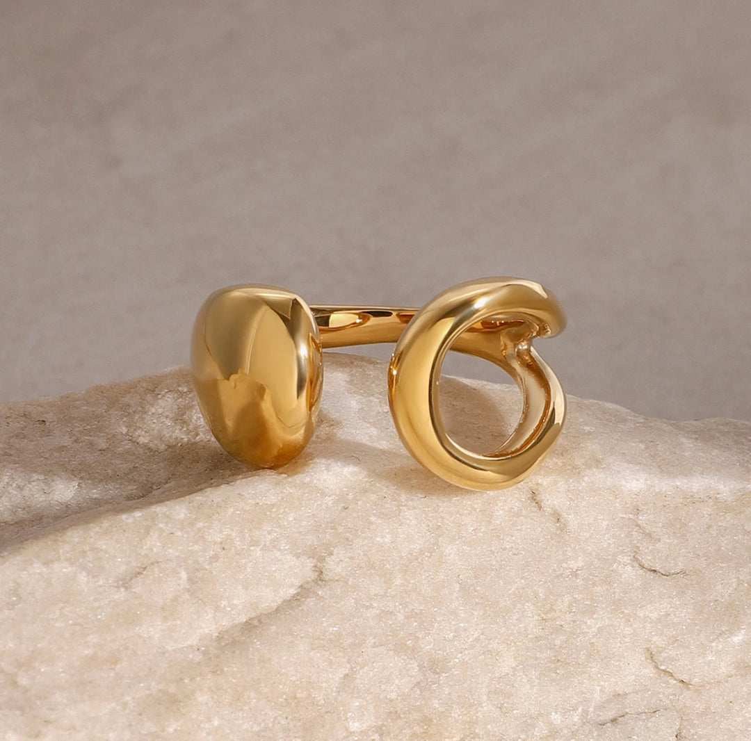 18K Gold Open Ring - Humble Legends Jewelry