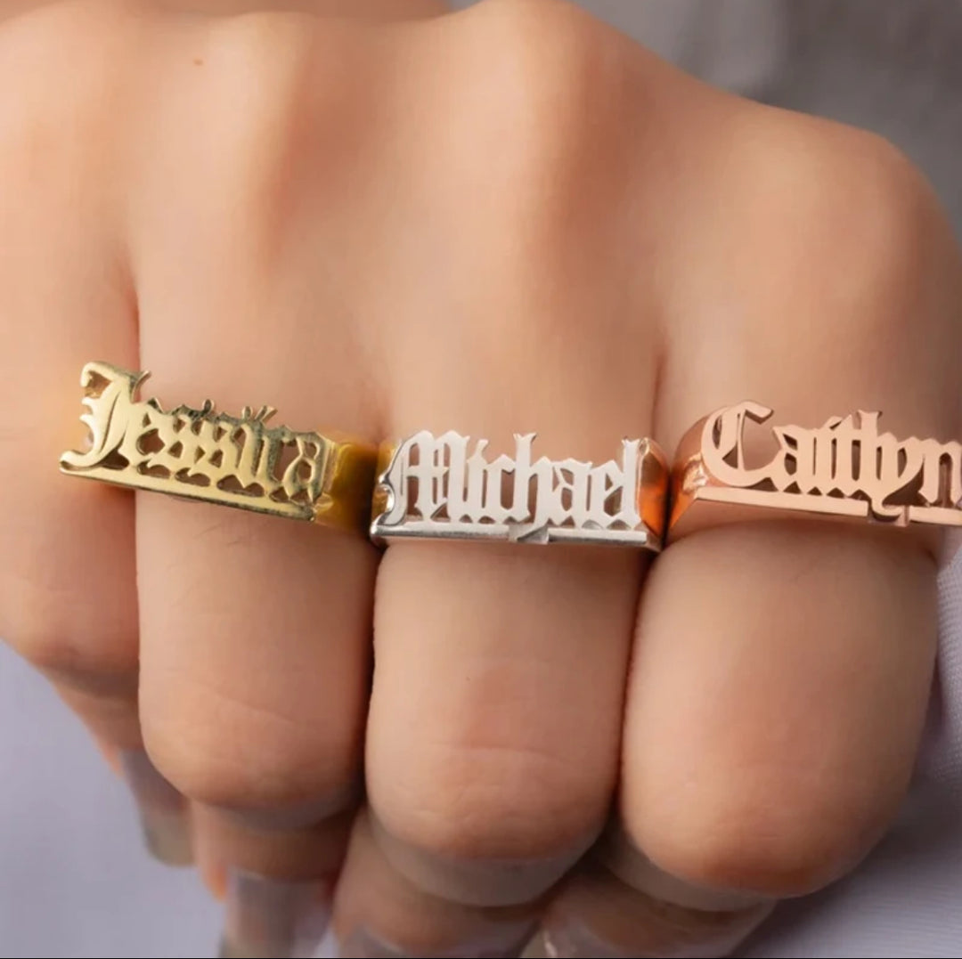 Custom Name Rings - Humble Legends