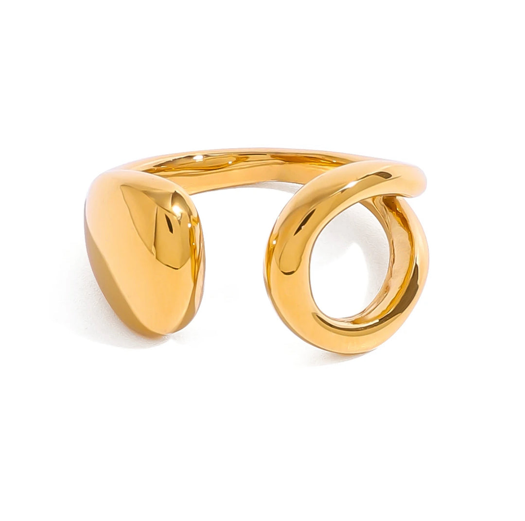 18K Gold Open Ring - Humble Legends Jewelry