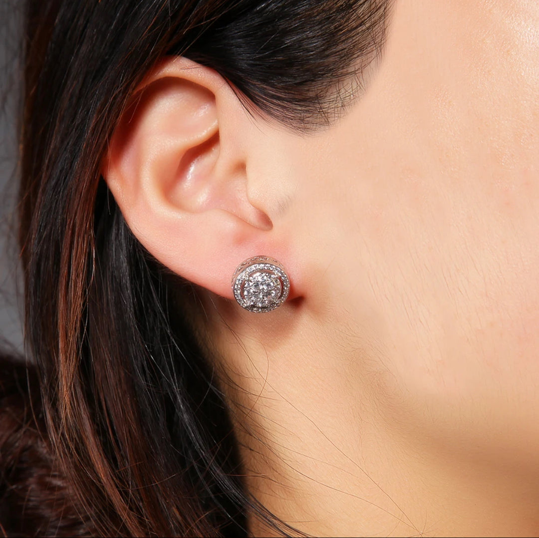 Iced Out Stud Earrings - Humble Legends