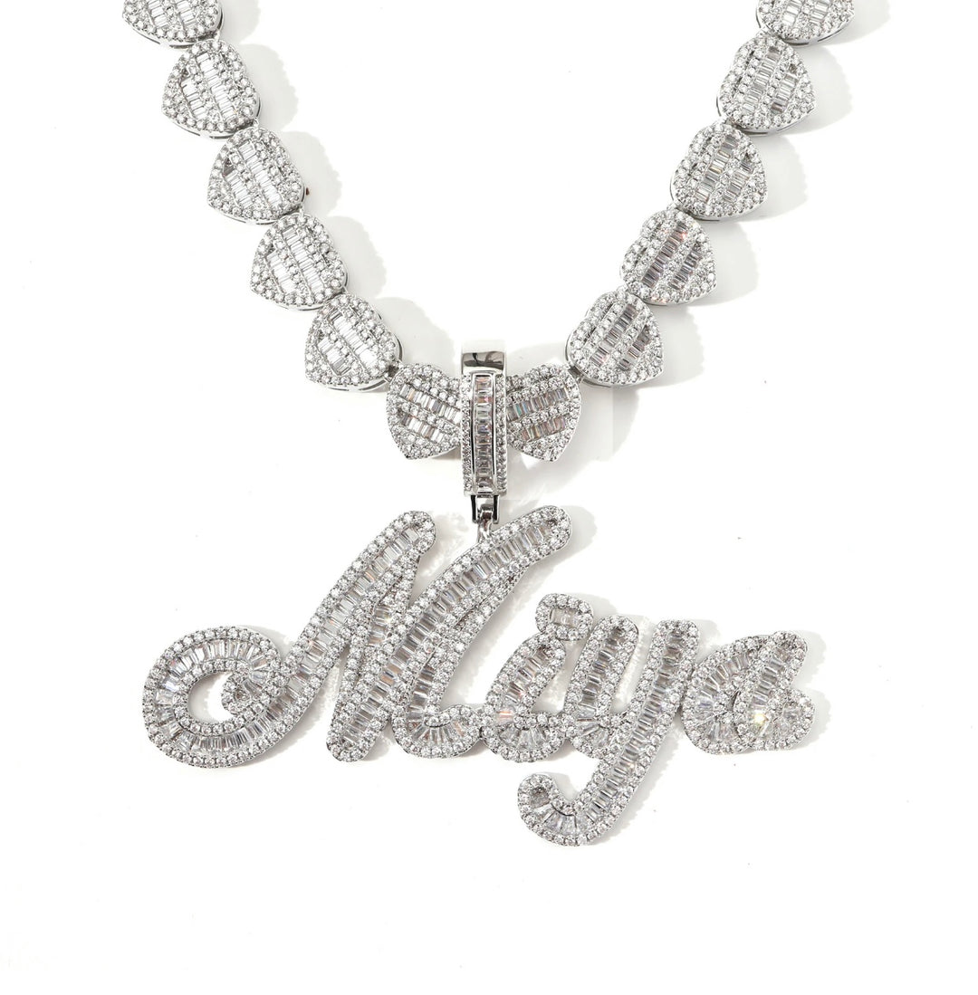 Personalized Iced Out Heart Chain - Humble Legends