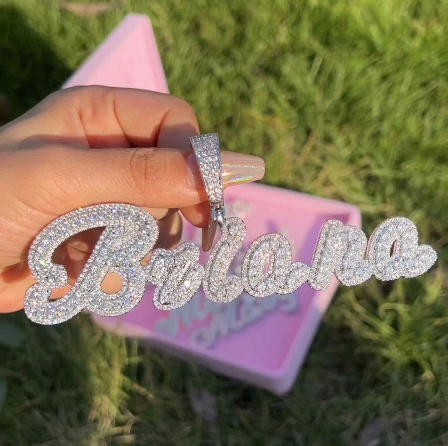 Icy Bling Name Necklace - Humble Legends