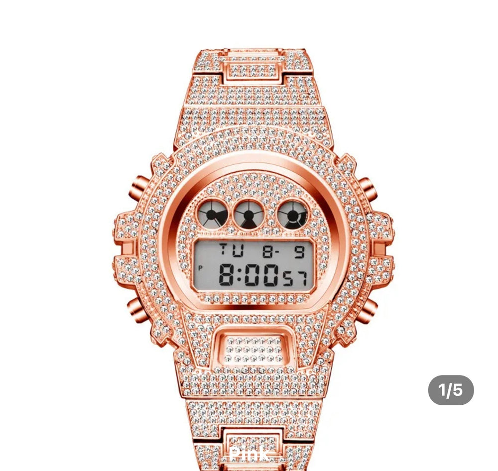 Iced Out Digital Watch - Humble Legends