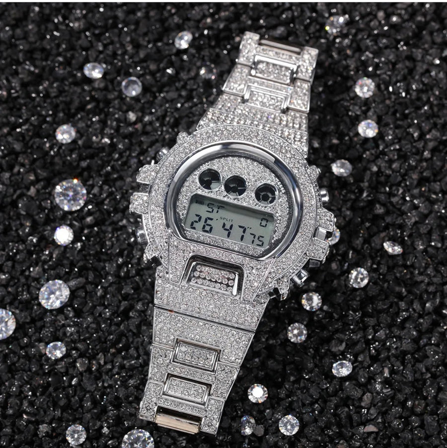 Iced Out Digital Watch - Humble Legends