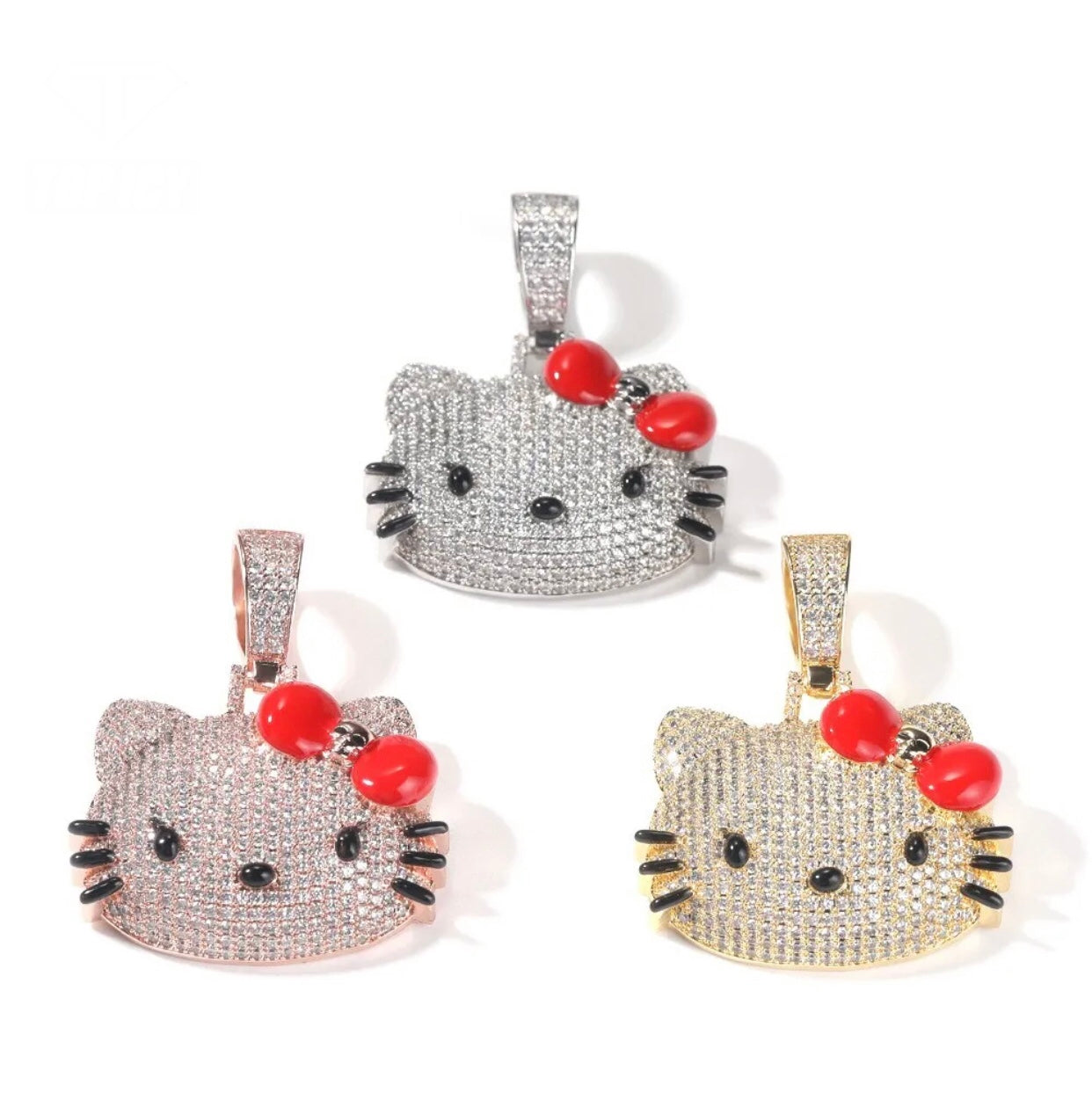 Cute Hello Kitty Stud Earrings Korean Girl Titanium Steel Ear Bone Earrings  Non-Fading Cute Cartoon Small Earrings Accessories Gift | Shopee Singapore