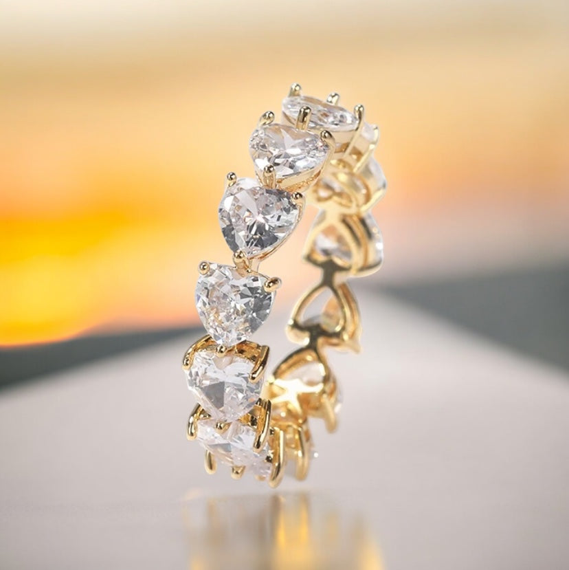 Heart CZ Rings - Humble Legends