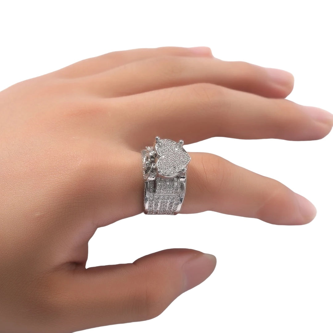 Heart Royale Pave Ring - Humble Legends