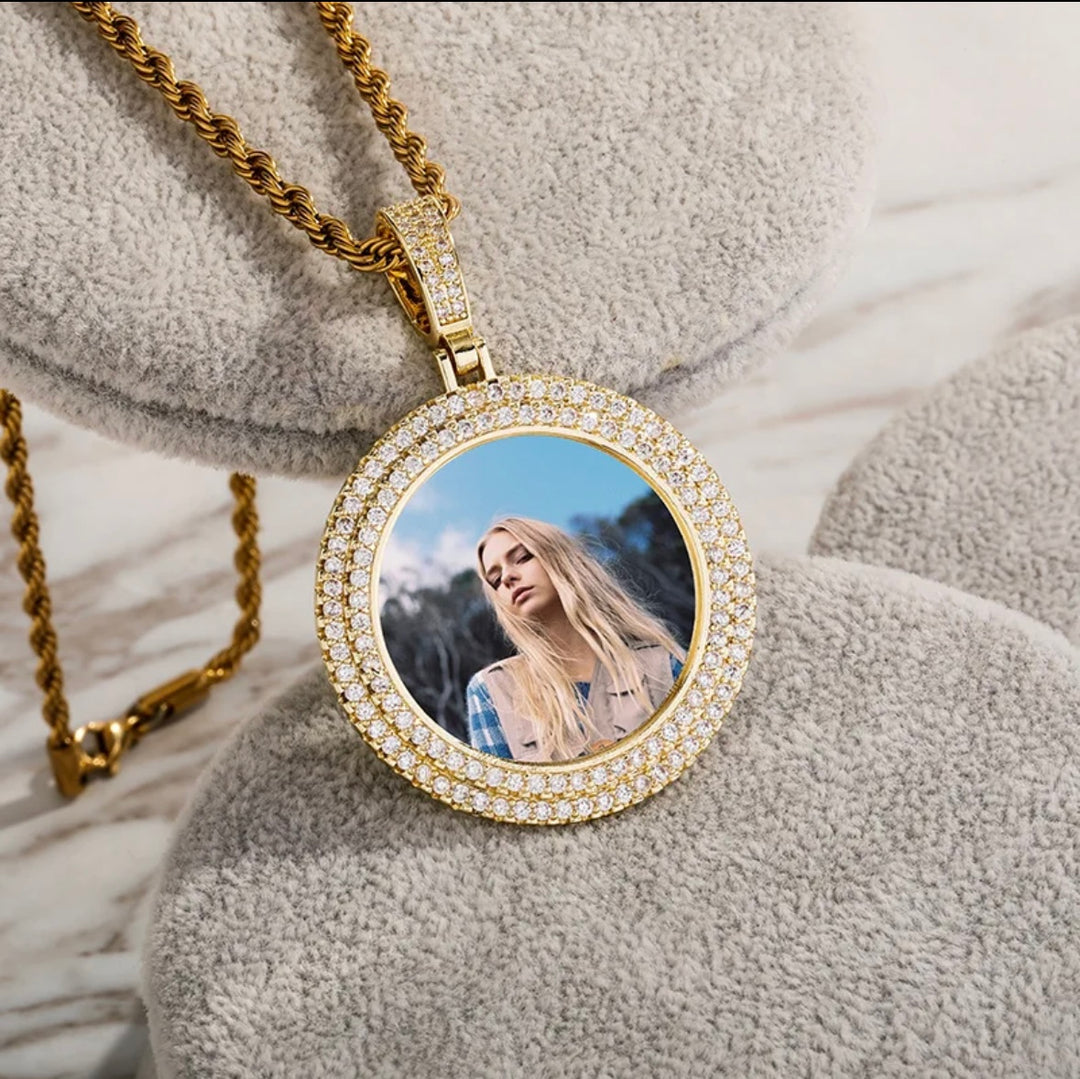 Iced Out Picture Pendant - Humble Legends