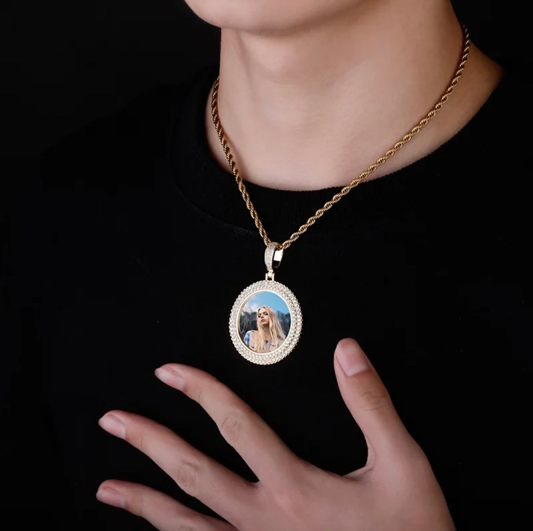 Iced Out Picture Pendant - Humble Legends