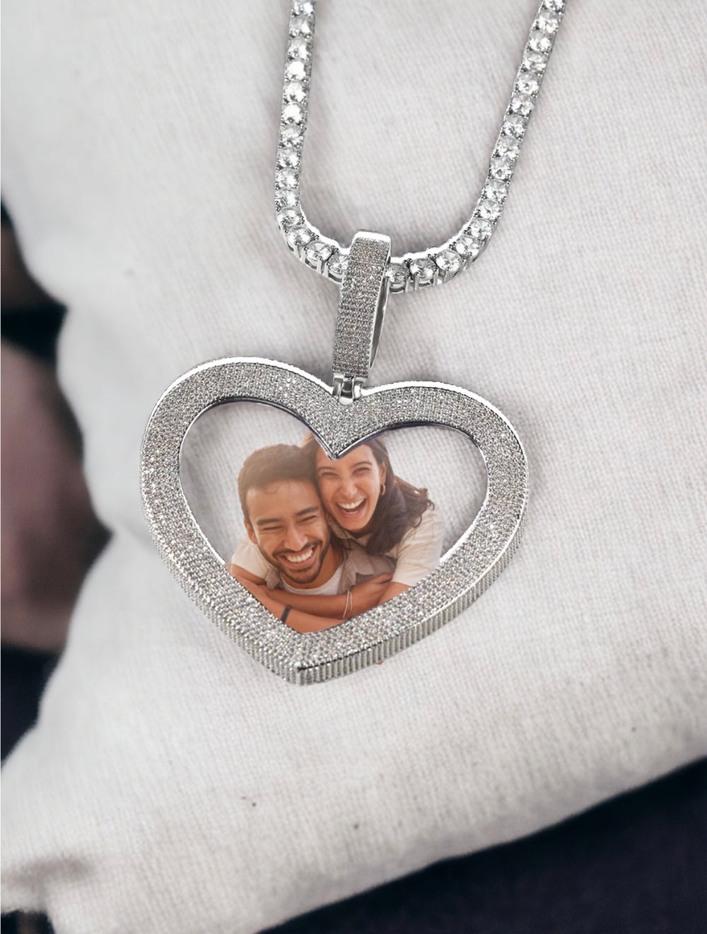Heart Pendant With Picture - Humble Legends