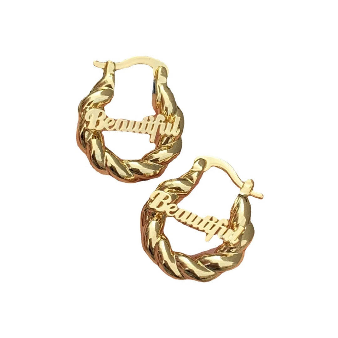 Twisted Hoop Earrings - Humble Legends