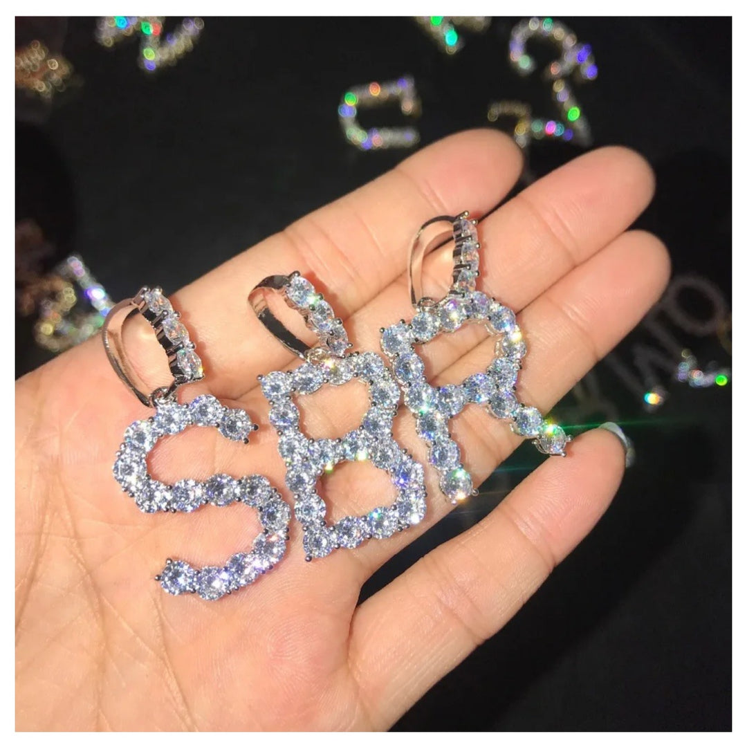 Icy Initial Necklace - Humble Legends