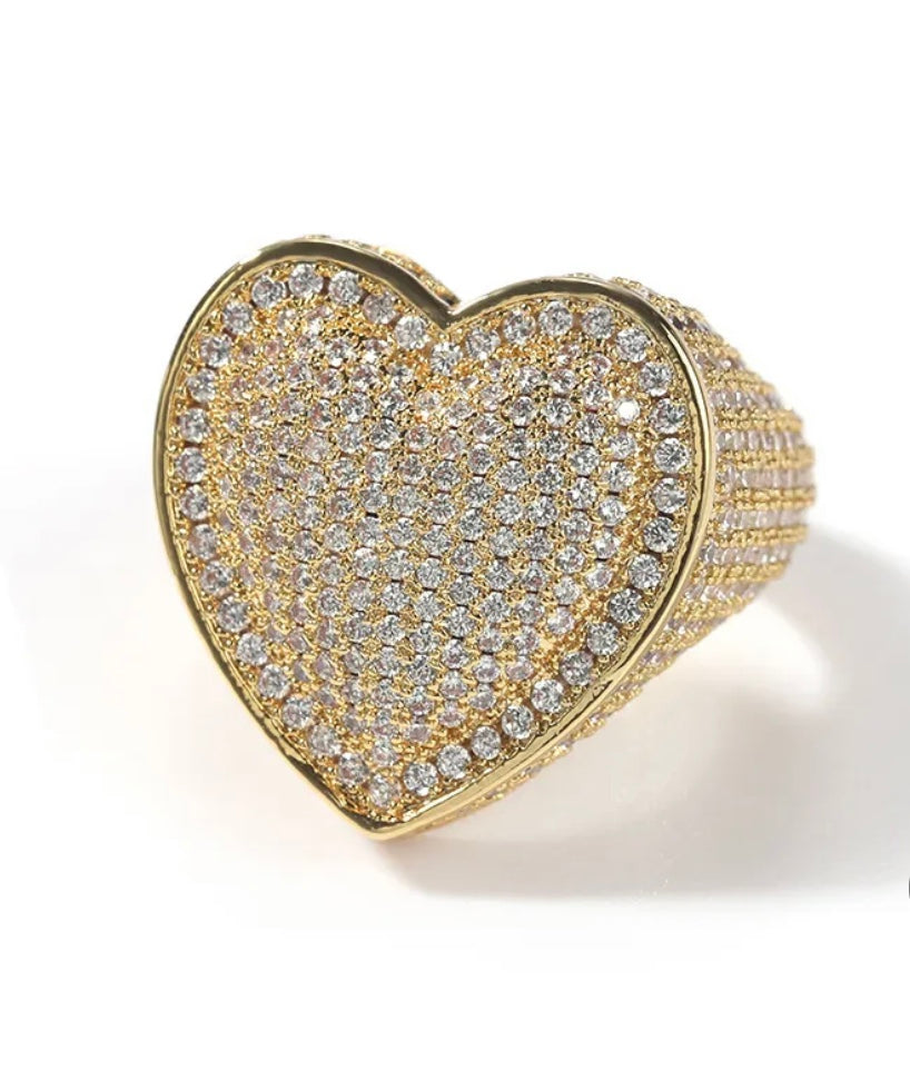 Heart Bling Rings - Humble Legends