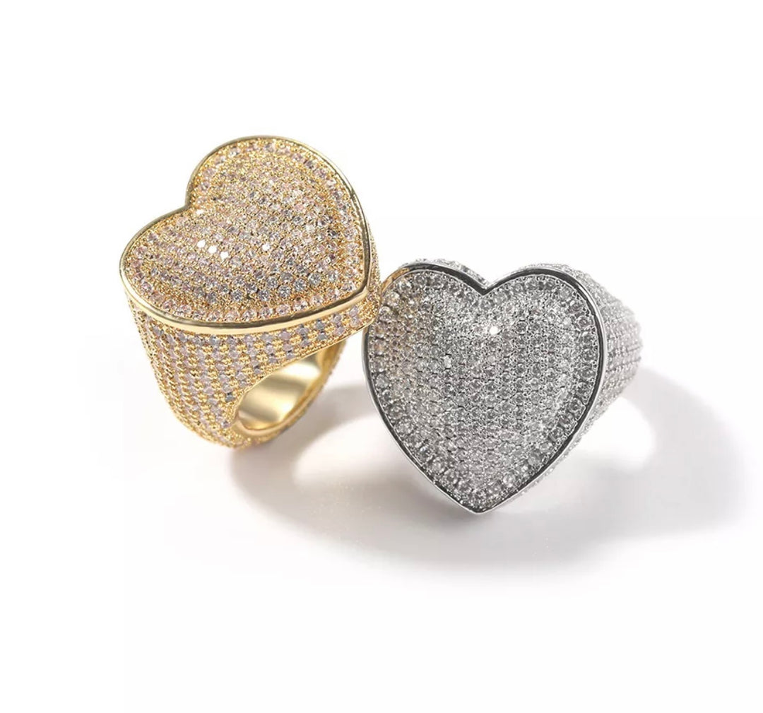 Heart Bling Rings - Humble Legends