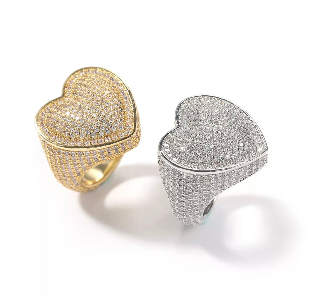 Heart Bling Rings - Humble Legends