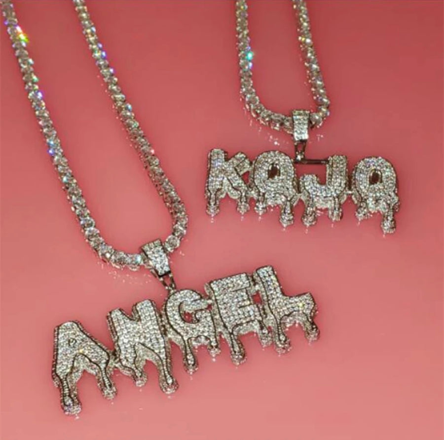 Icy Drip Name Necklace - Humble Legends