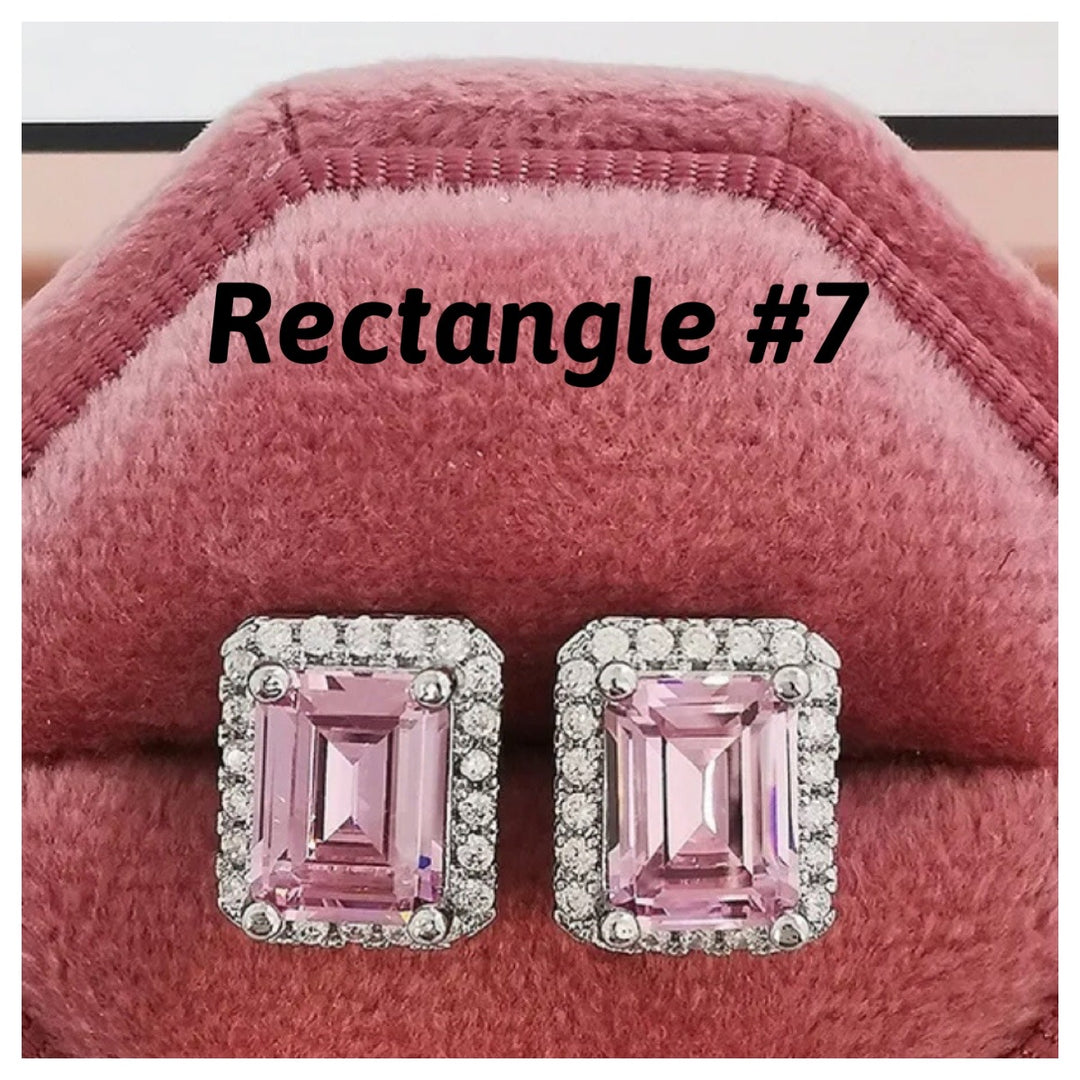 Pink Diamond Stud Earrings - Humble Legends