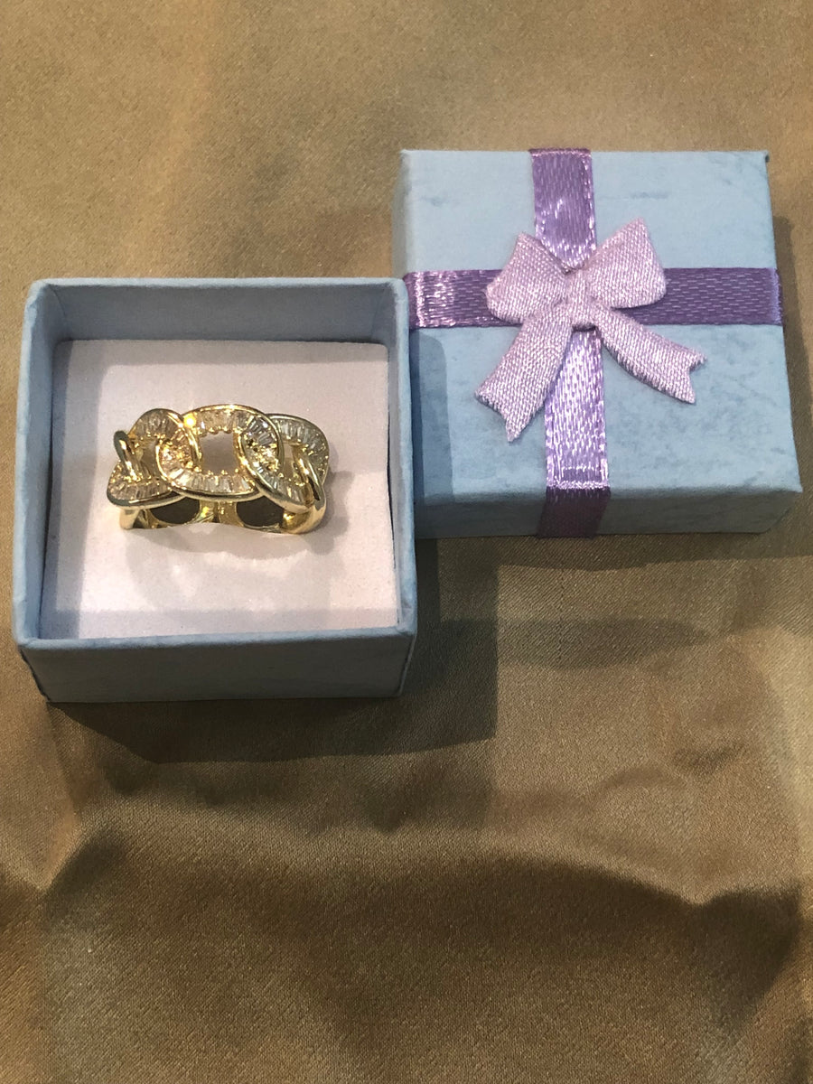 18K Gold Cubic Zirconia Ring - Humble Legends