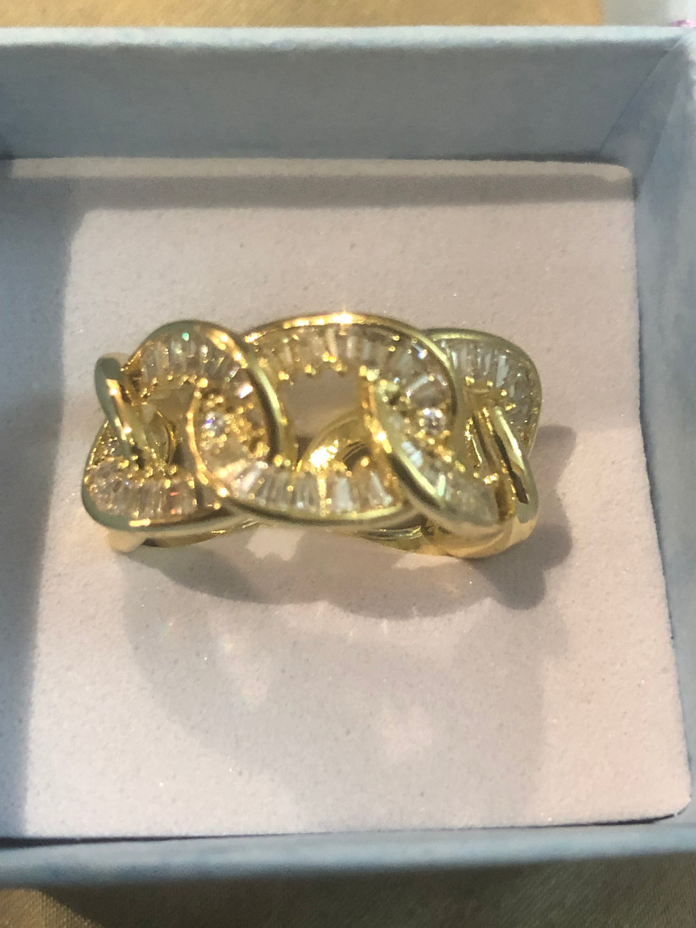 18K Gold Cubic Zirconia Ring - Humble Legends