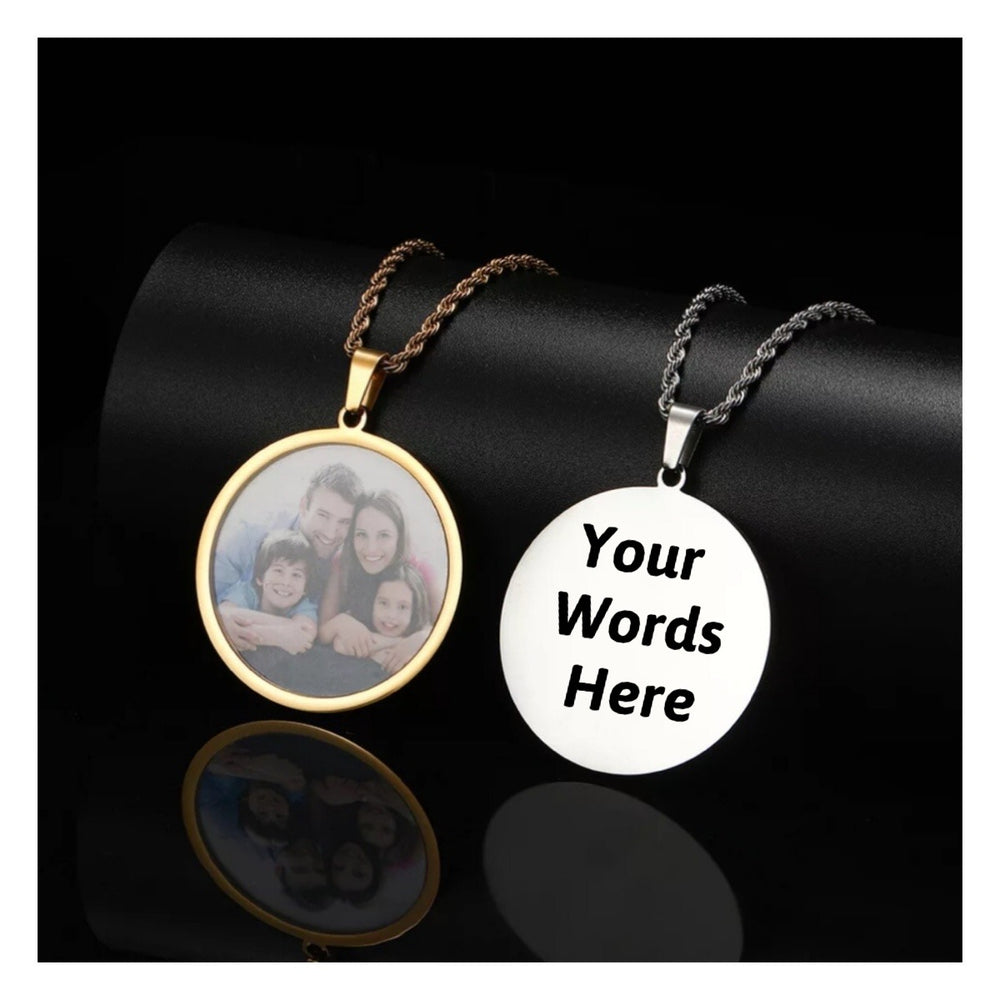 Personalized Photo Pendant Necklace - Humble Legends