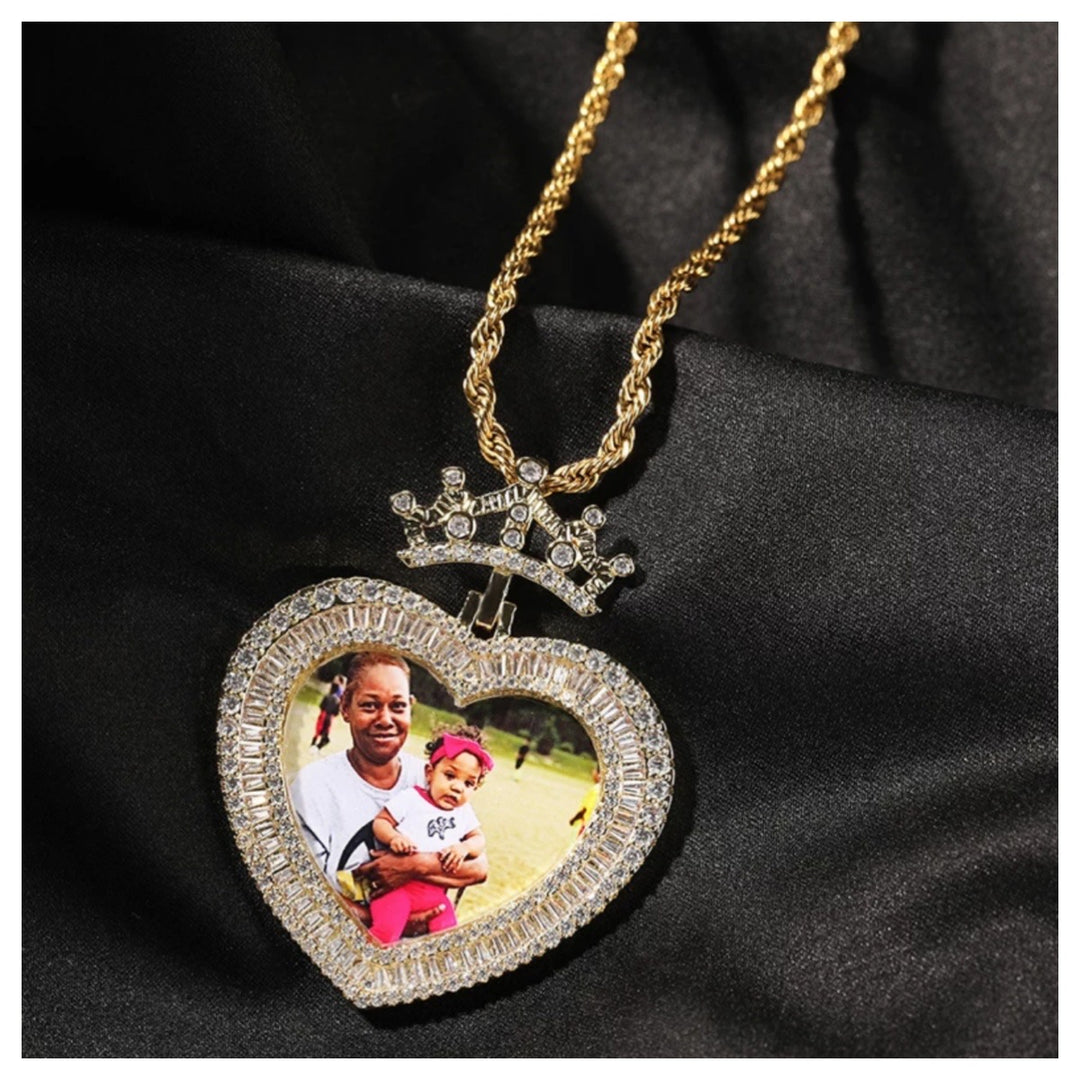 Personalized Heart Photo Necklace - Humble Legends