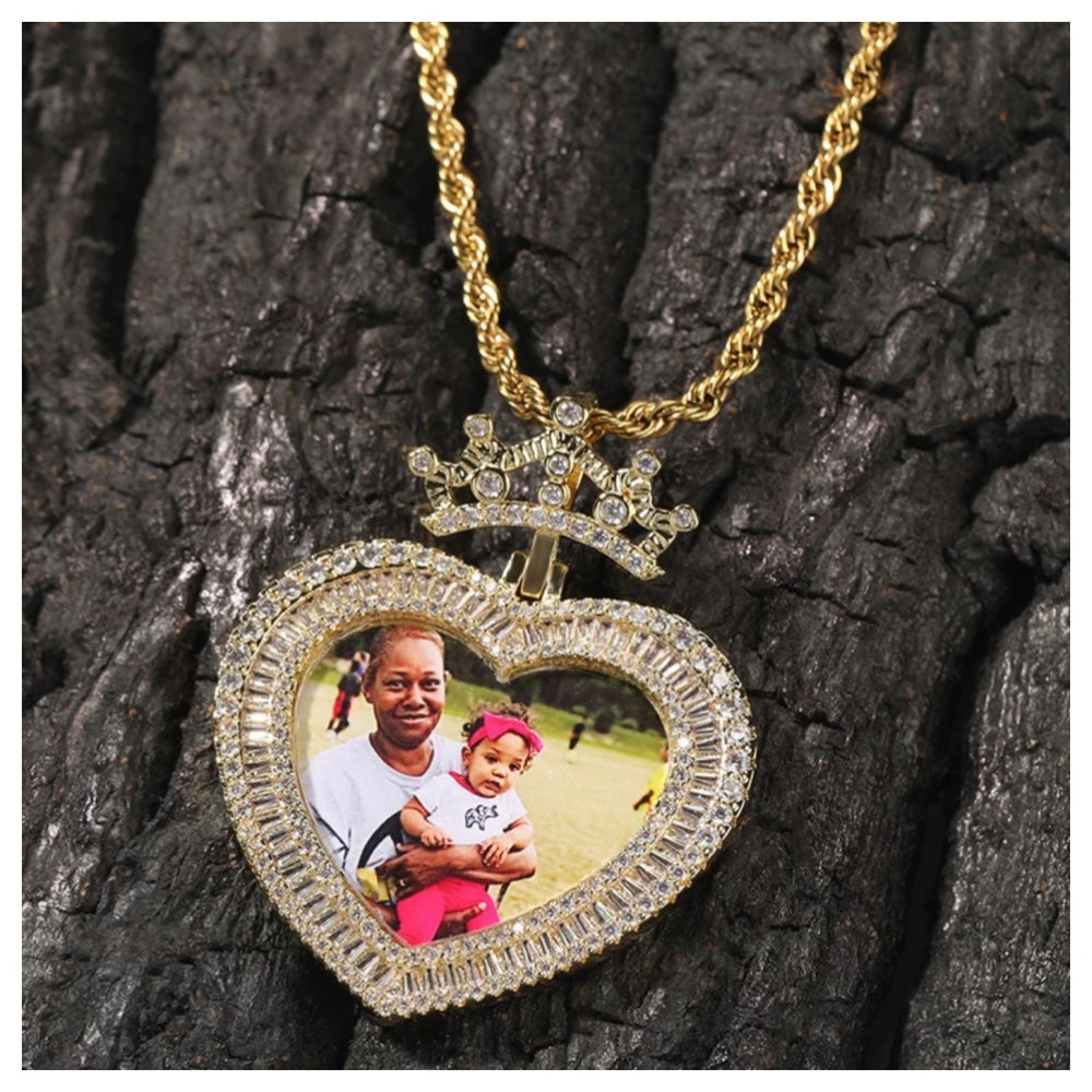 Personalized Heart Photo Necklace - Humble Legends