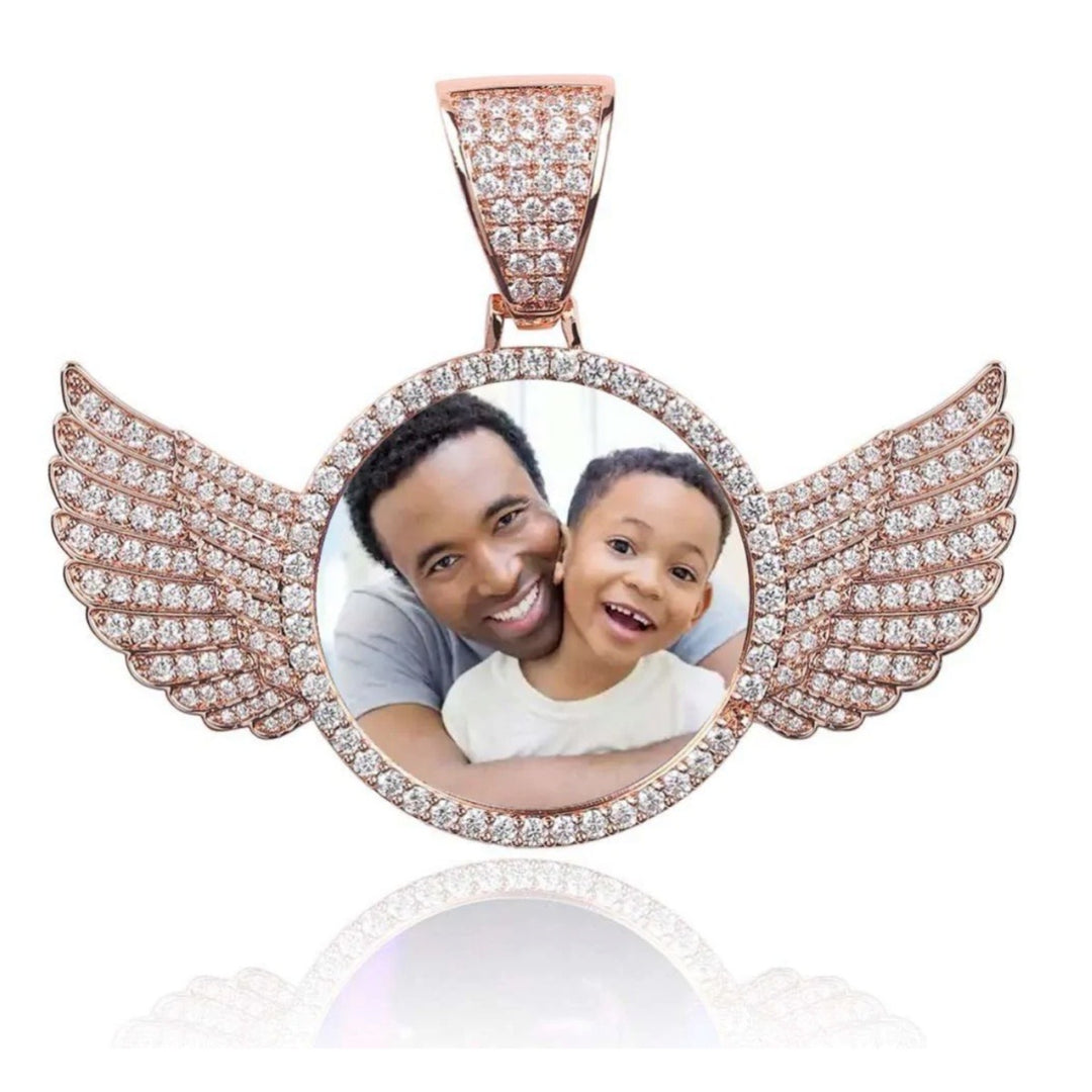 Angel Wings Picture Necklace - Humble Legends