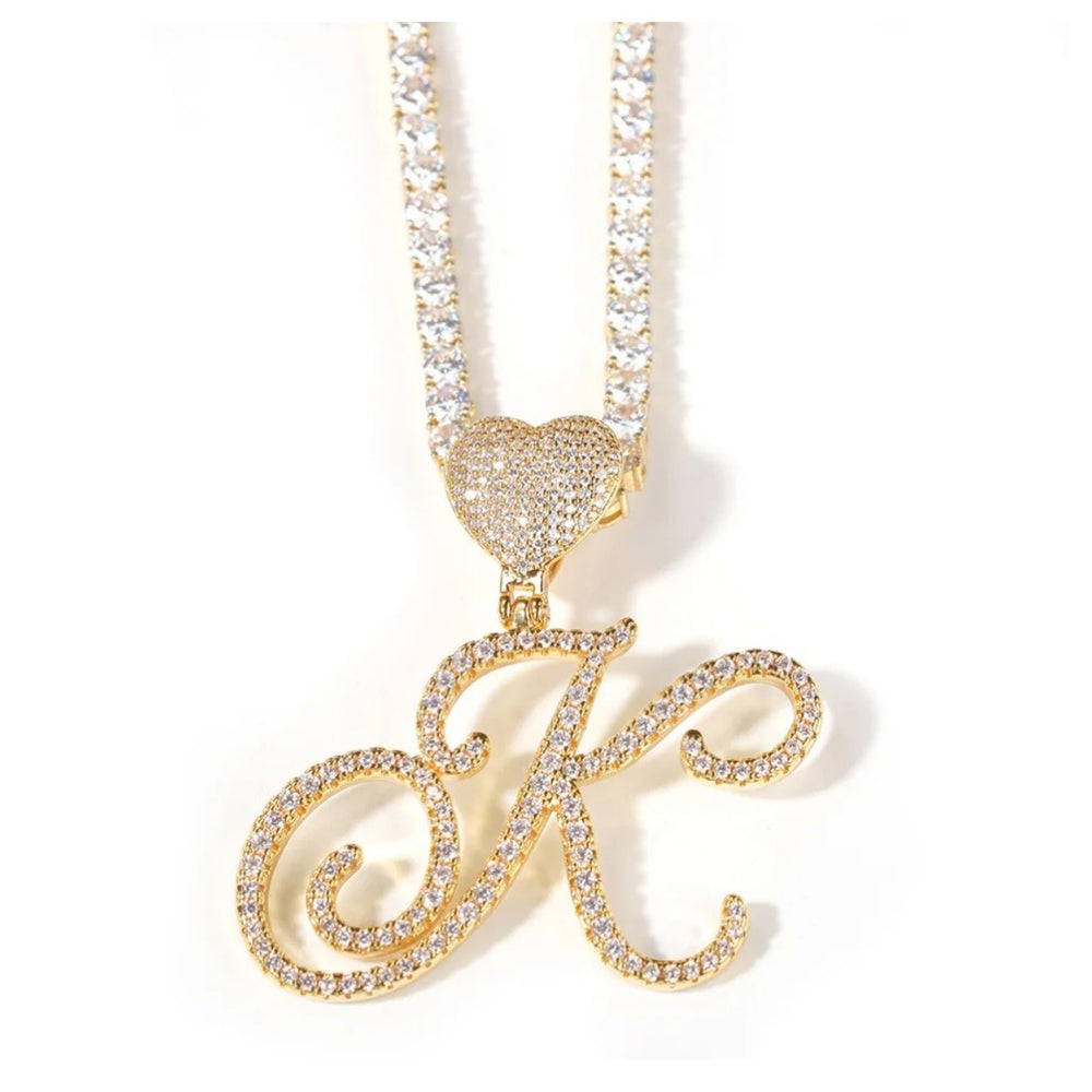 Heart Initial Necklace - Humble Legends