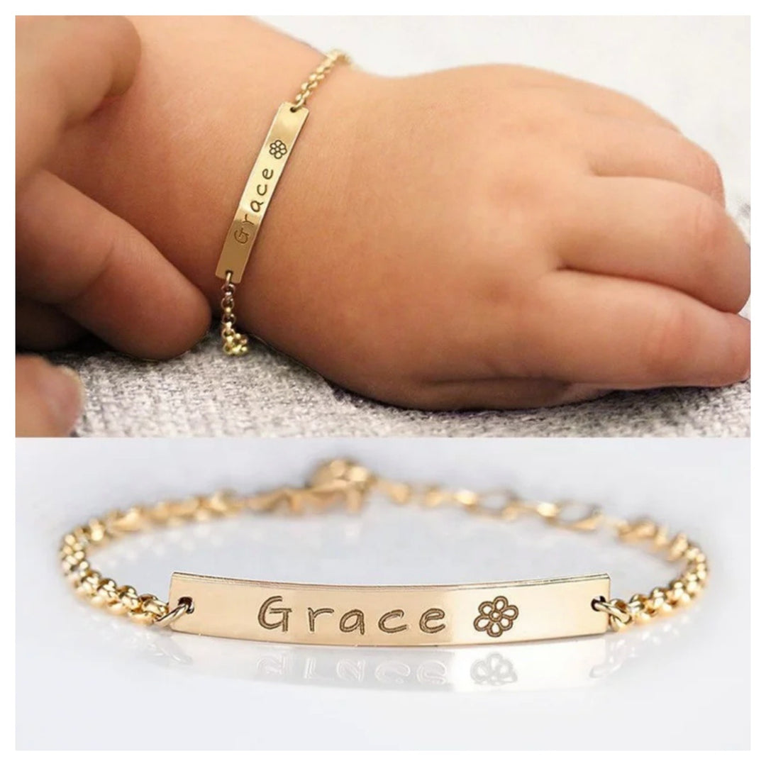 Personalized Baby Name Bracelet - Humble Legends